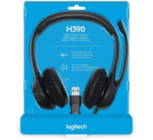 Logitech USB Headset H390 with Noise Cancelling Mic