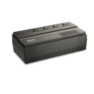APC 650VA Easy UPS, 375W/650VA AVR Universal Outlet 23V UPS, BV650I-MSX ⚡ Power Capacity: 650VA / 375W 🔌 Output Connections: 2x Universal Outlets 6x IEC 320 C13 (Battery Backup) 🔋 Battery Type: Sealed, maintenance-free lead-acid ⏱️ Backup Runtime: Up to 10 mins (half load), 3 mins (full load) 🔄 Recharge Time: 6 hours typical 📈 Surge Protection: 273 Joules 🌊 Waveform: Stepped approximation to sinewave ⚡ Transfer Time: 6ms typical, 10ms max 🔊 Noise: