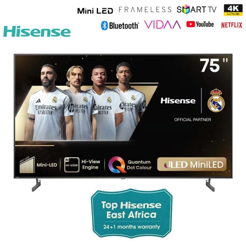 Hisense 75U6N 75-inch Pro Mini-LED ULED TV 4K VIDAA Smart TV Hisense 75U6N 75-inch Pro Mini-LED ULED TV
