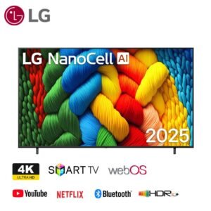 LG 86 inch 86NANO80AUA NanoCell AI NANO80 4K Smart TV 2025