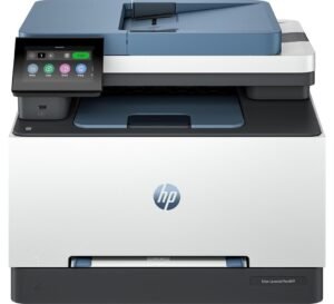 HP Color LaserJet Pro MFP 3303fdw, All In One Printer, Print, copy, scan, fax, Printer for Small medium business, Wireless, Print from phone or tablet, Touchscreen, Dark Surf Blue - 499M8A