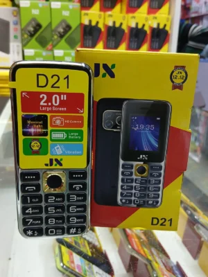 JX D21 Dual SIM Button Mobile Phone