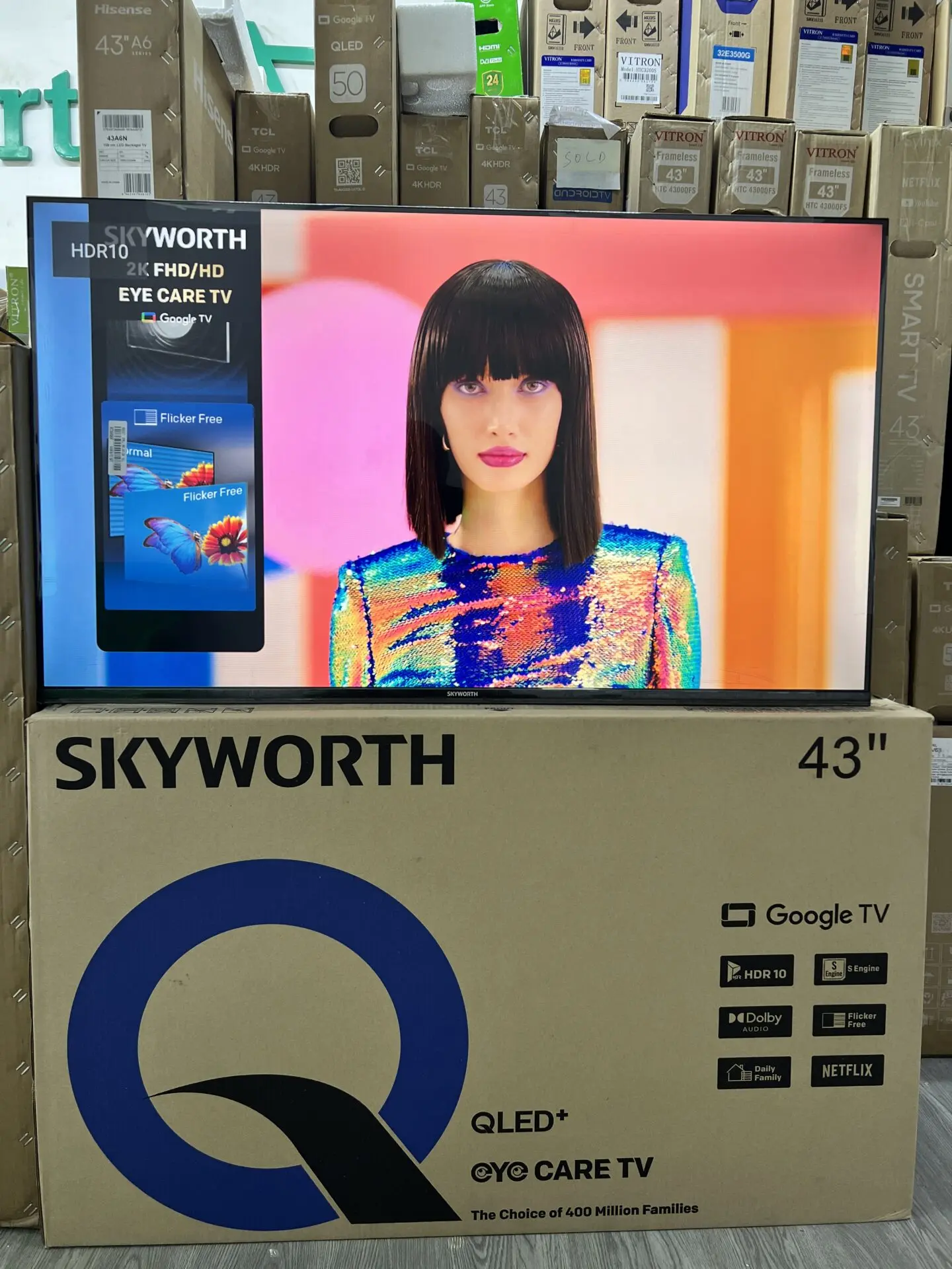 Skyworth 43 Inch QLED 43Q5600H Full HD In Kenya | Overtech