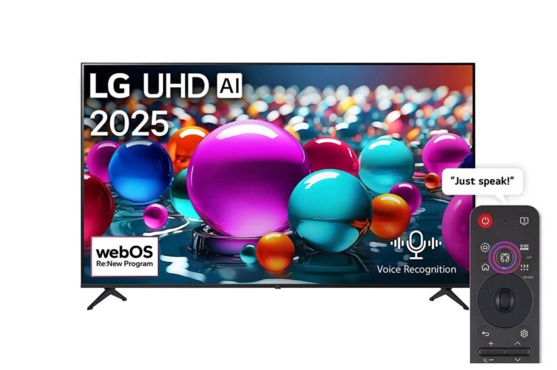 1100-001 (1) LG 75 inch 75UA80006 4K UHD AI Smart TV