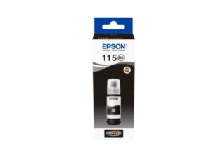 Epson 115 EcoTank Pigment Black Ink Bottle – 70 ml Claria ET Premium (C13T07C14A)