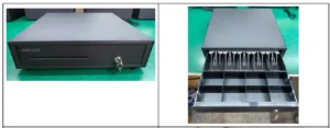 Mecer M-405 cash drawer 5 bill 8 coin RJ12 cash till