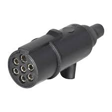 7pin Small Round Plastic Plug with Female Pin for Trailer