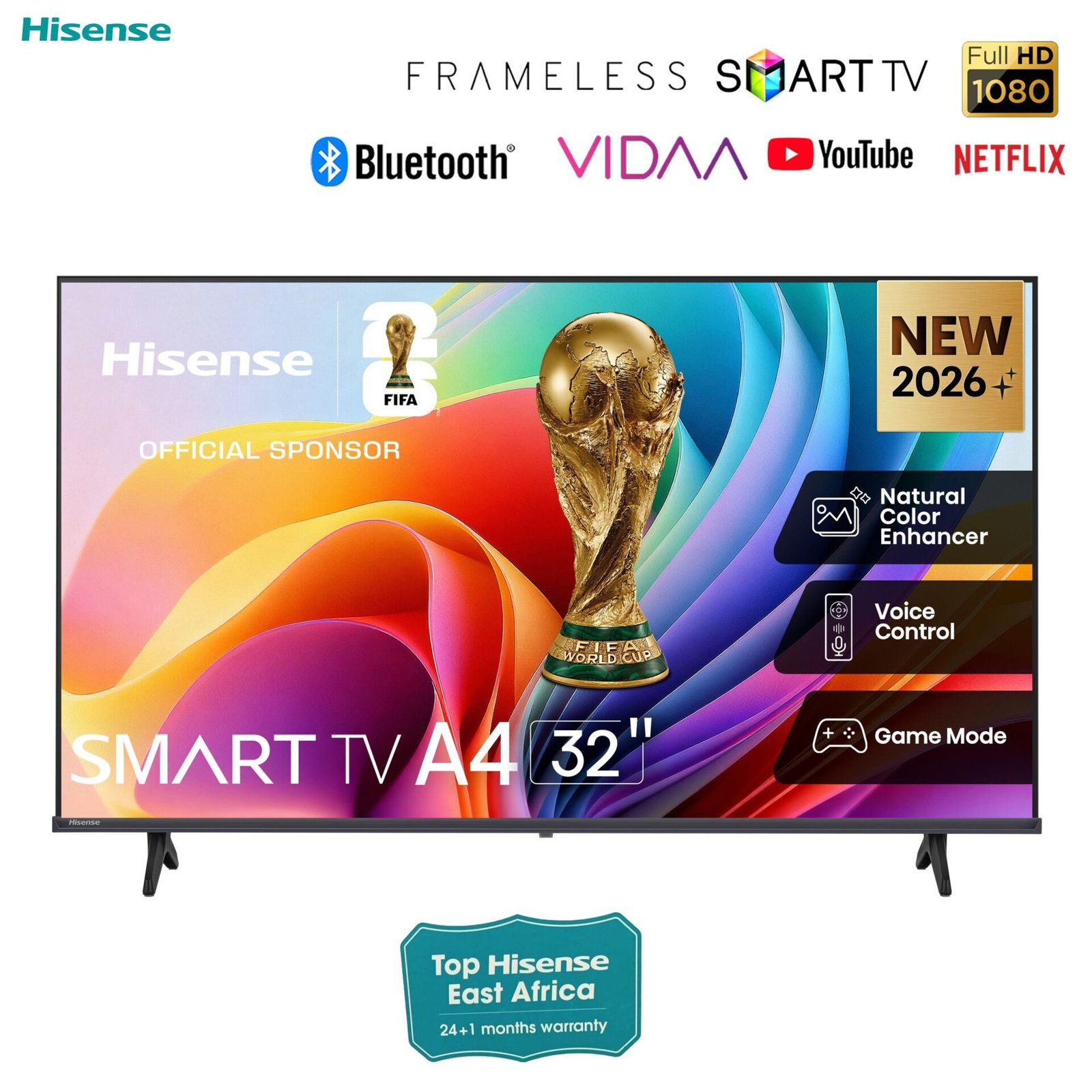 Hisense 32A4QKEN 32 inch Smart TV