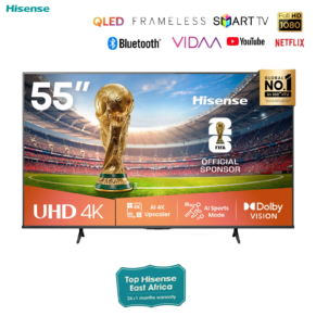 Hisense 55A6QKEN 4K UHD Smart TV Frameless