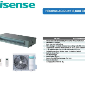 Hisense AUD-18HX4SSNL1 18000BTU Duct Air Conditioner