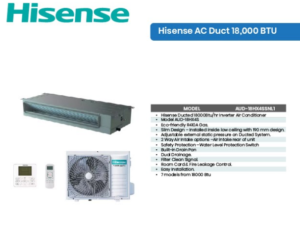 Hisense AUD-18HX4SSNL1 18000BTU Duct Air Conditioner