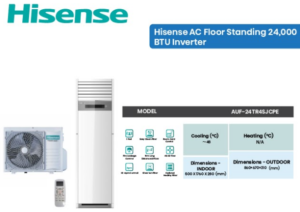 Hisense AUF-24TR4SJCPE 24000BTU Air Conditioner Floor Standing Inverter
