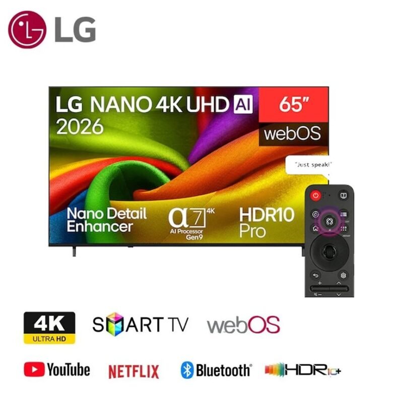 LG 65NU840B6LA 65 inch NANO 4K TV 2026