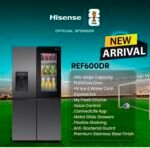 2 Hisense REF600DR 615L 4 Door Fridge