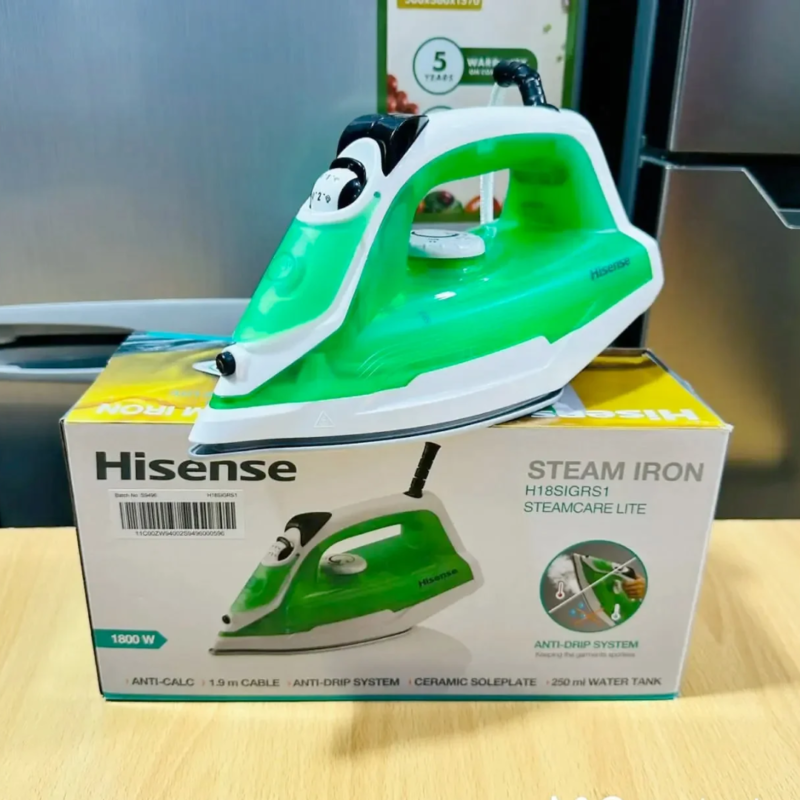 Hisense HS18S1WES1 Steam Iron 1800W in Kenya