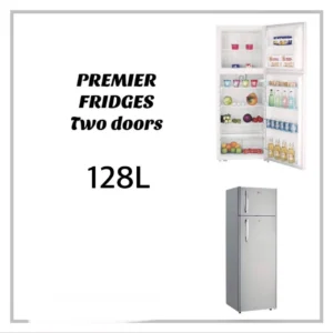 Premier 128L Two-Door DC Refrigerator – Energy-Efficient Compact Fridge