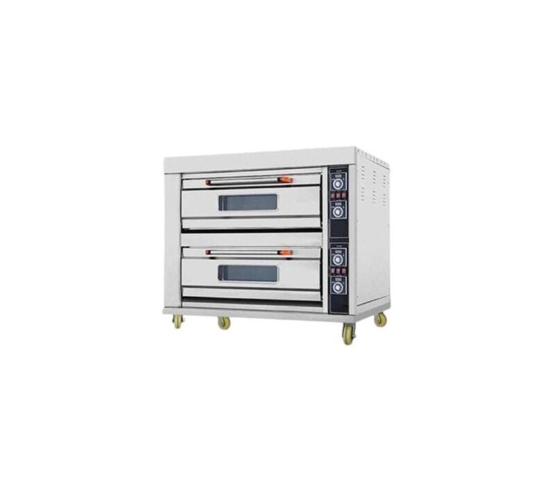 61f91fbbb1a97a97620ce4c4eb6a4319@2x Premier 2 Deck 4 Trays Commercial Electric Oven – Stainless Steel Baking Oven
